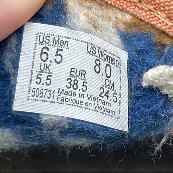 Vans Classic Sunburn Marshmallow Sherpa-Lined Suede Sneakers – Size 8 - Picture 8 of 9